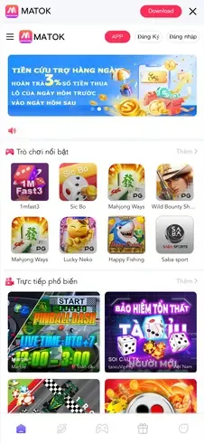 TẢI VỀ Ứng dụng MATOK